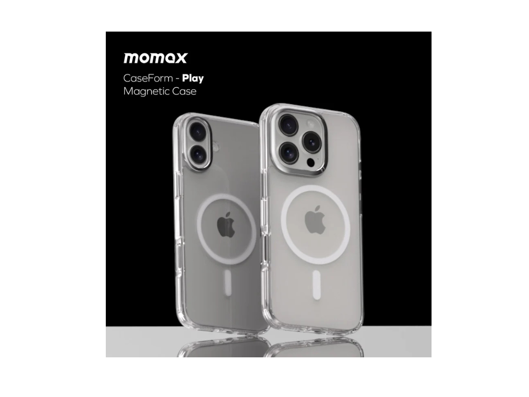 Buy Momax CaseForm Play Clear Case for iPhone 16 Pro with MagSafe in Qatar Buy Momax CaseForm Play Clear Case for iPhone 16 Pro with MagSafe in Qatar